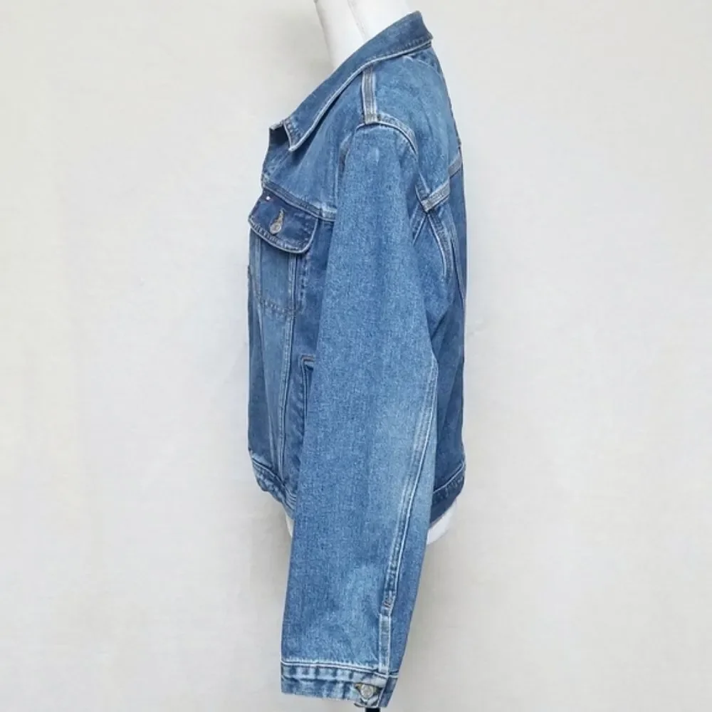 VINTAGE Y2K Tommy Hilfiger Goose Denim Jacket XL